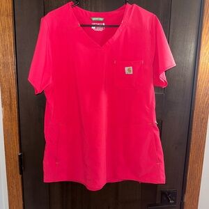 Carhartt Women's Pink scrub top